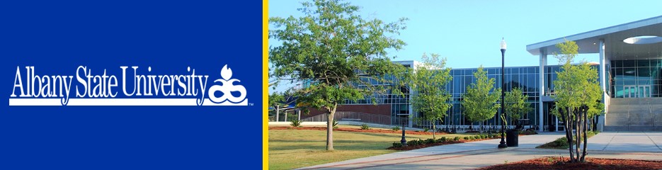 Albany State University banner